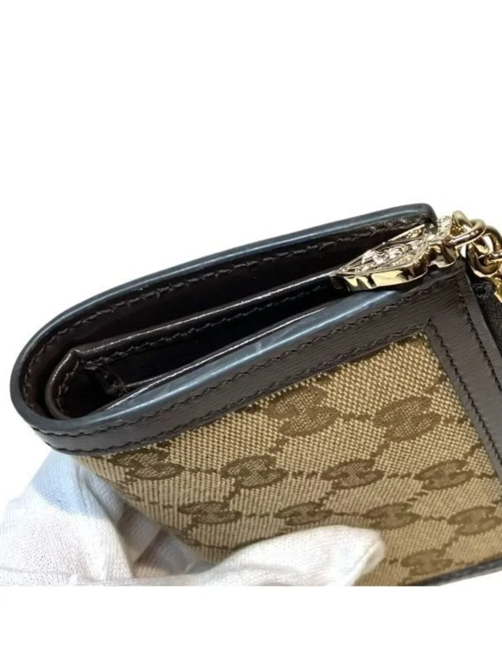 Gucci GG Canvas Compact Wallet Bifold - Picture 9 of 9